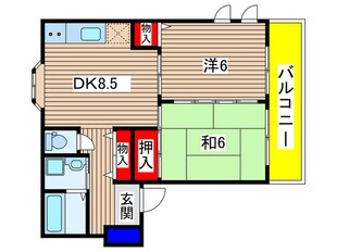 山越ＦＬＯＲＡ　ＧＡＲＤＥＮの物件間取画像